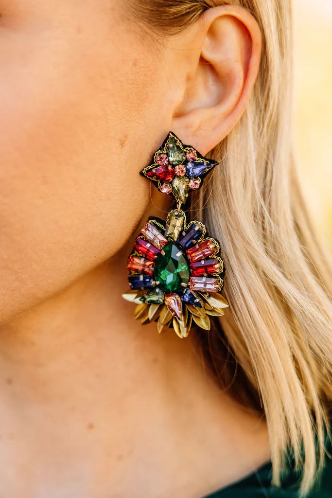 Treasure Jewels: Bright New Day Multicolor Earrings | The Mint Julep Boutique