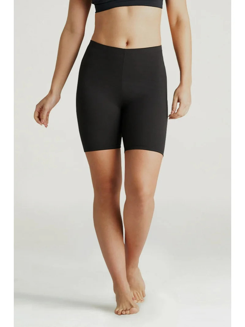 On the Go Women's Bike Shorts (1 Pair, Black, Size L-2X) | Walmart (US)