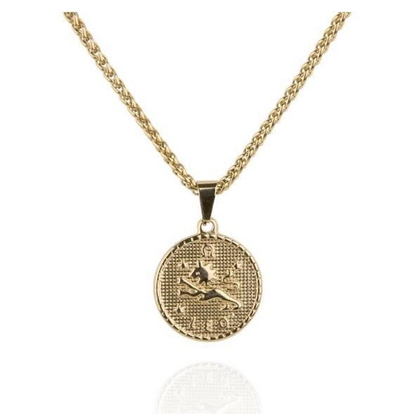 Zodiac Coin Necklace | Sahira Jewelry Design