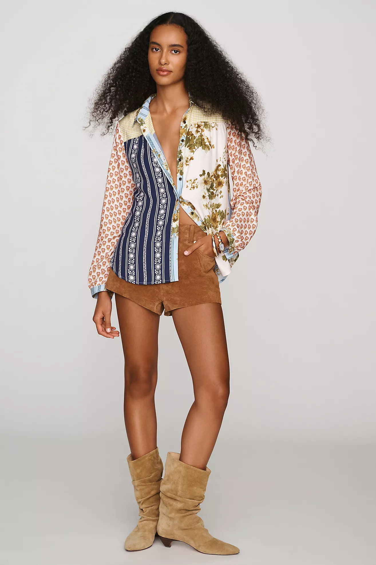Paz Buttondown Shirt by Maeve | Anthropologie (US)