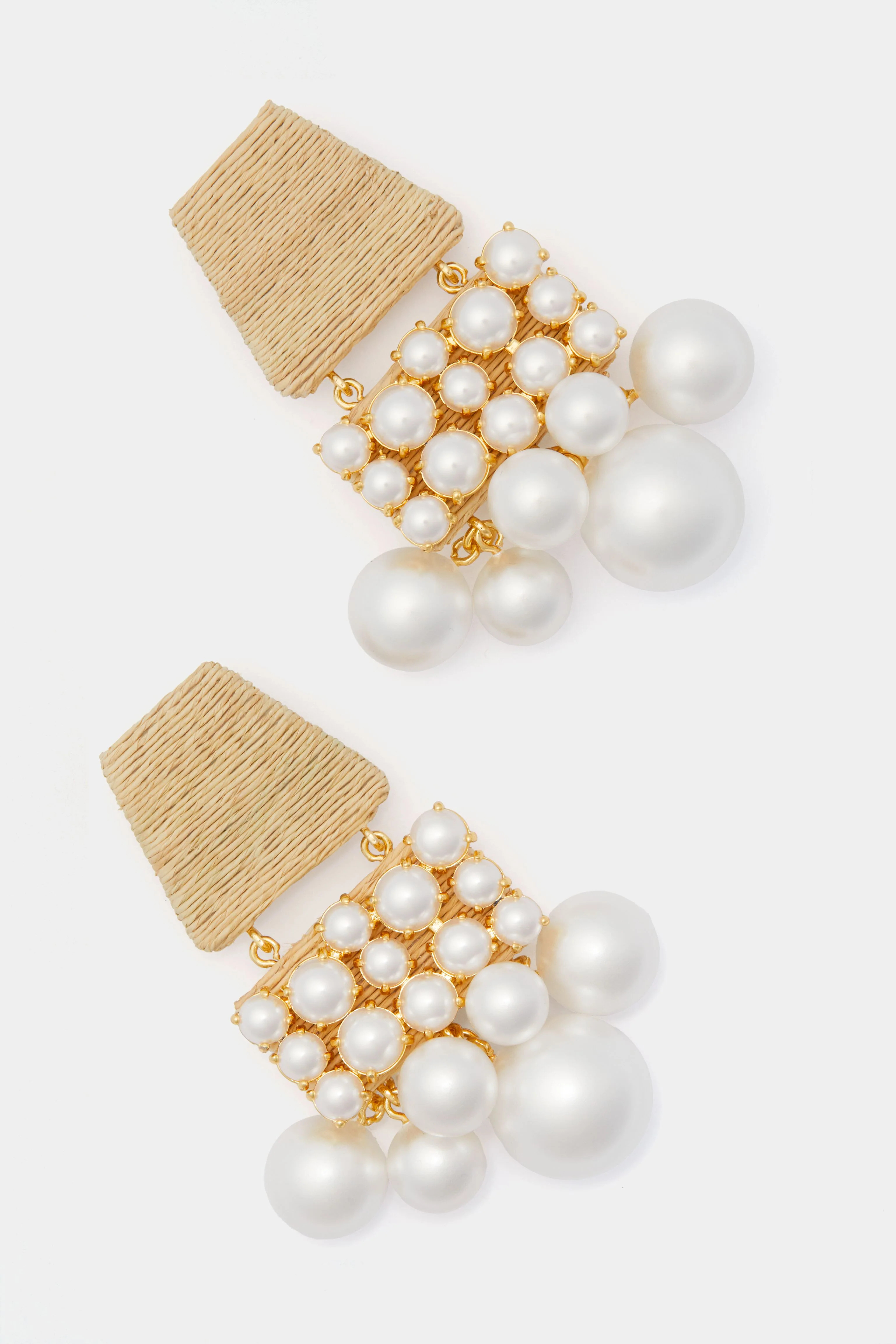 Pearl and Raffia Olivia Earrings | Tuckernuck (US)