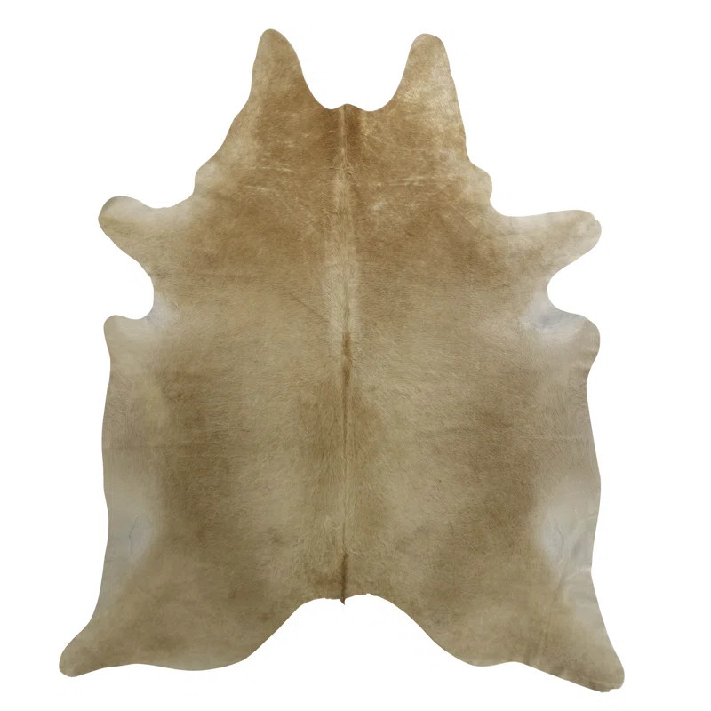 Cowhide Area Rug in Beige | Wayfair North America