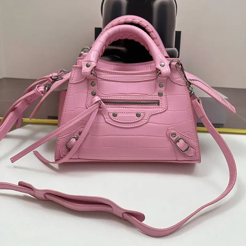 Classic Vintage Tassel Chain City Mini Bags Lady Real Leather Top Handle Shoulder Bag Studs Rivet... | DHGate