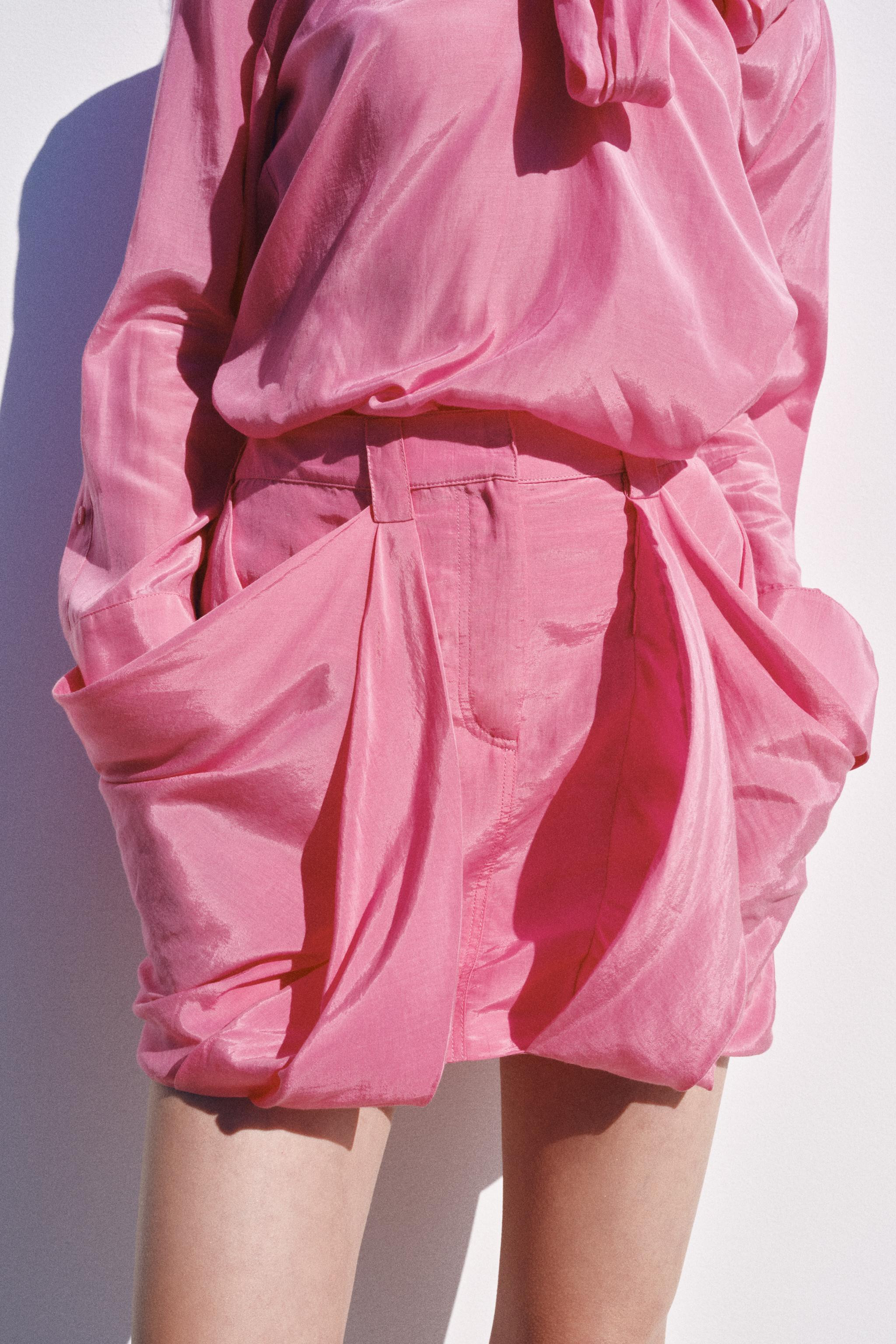 FLOWY BLOUSE WITH TIES ZW COLLECTION | Zara US