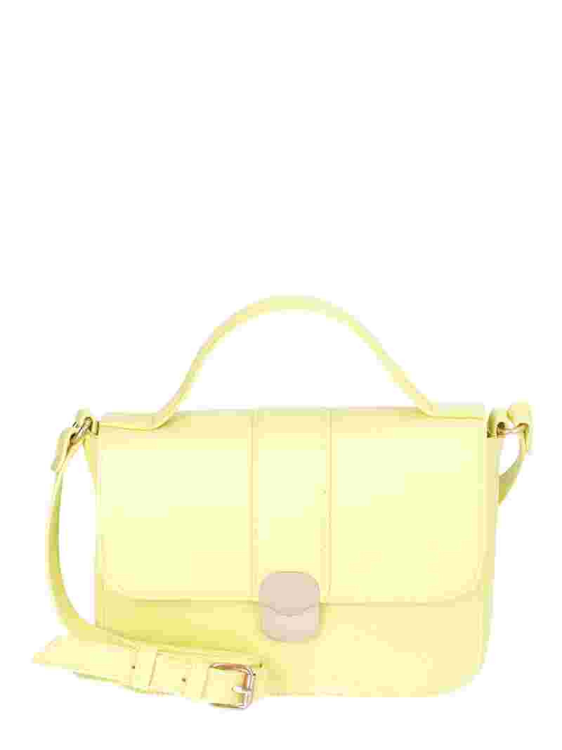 Time and Tru Women's Vida Crossbody Bag, Bright Yellow | Walmart (US)