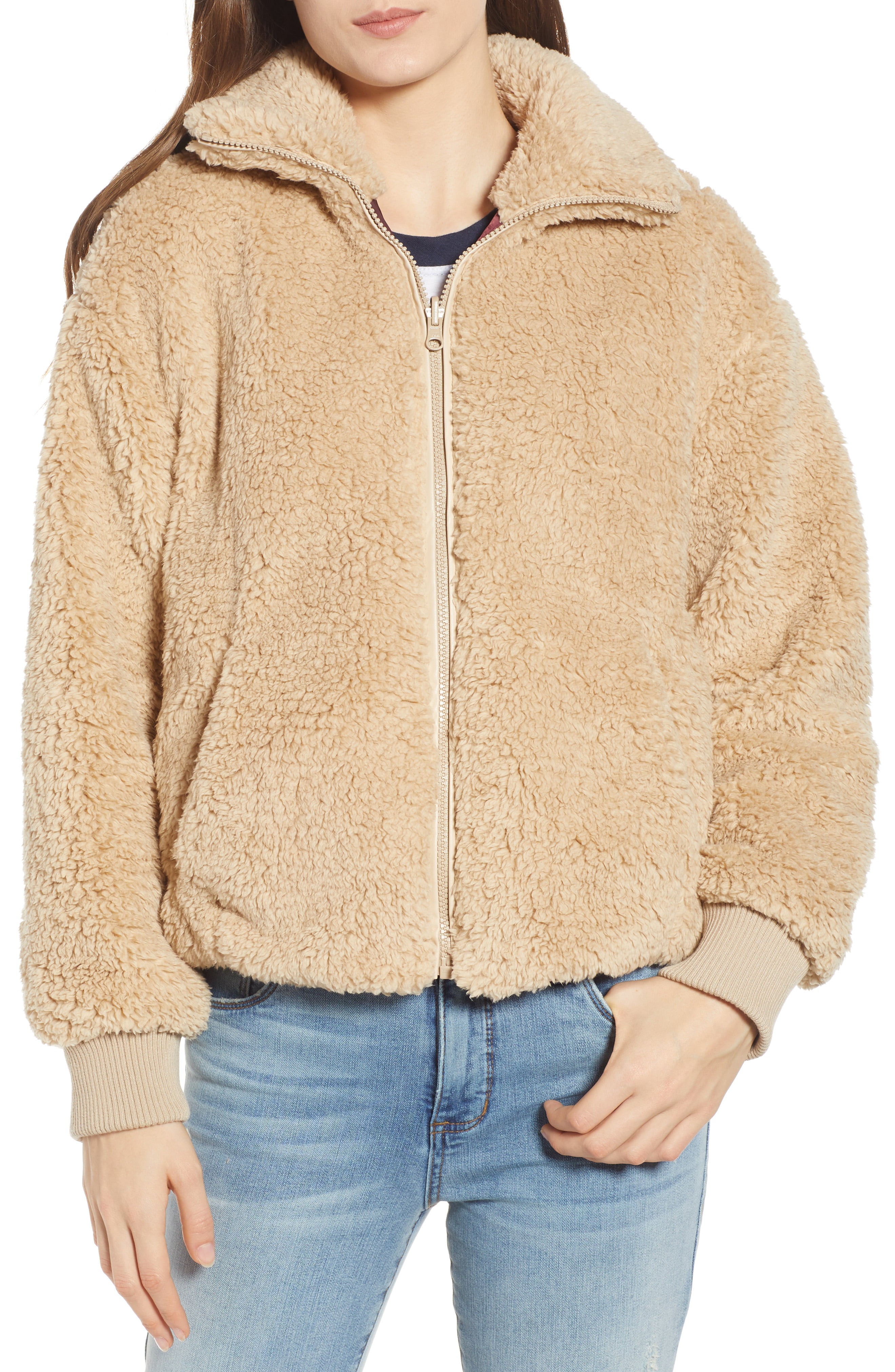Women's Bp. Reversible Teddy Jacket | Nordstrom