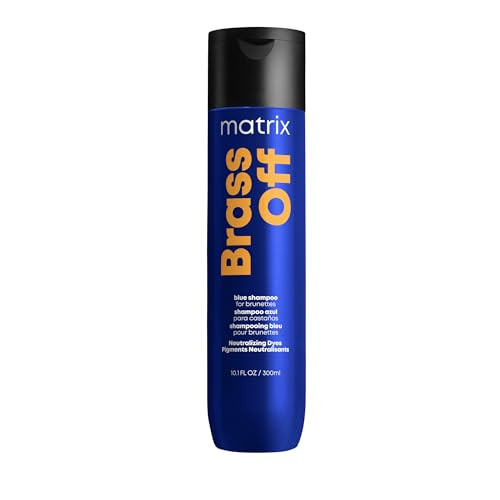 Matrix Brass Off Blue Shampoo | Refreshes, Tones & Neutralizes Brassy Tones | Color Depositing Shampoo | For Lightened Brunettes or Dark Blondes | For Color Treated Hair | Amazon (US)
