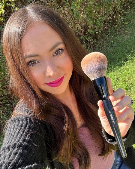 This bronzer brush is amazing!! It is so fluffy and applies my bronzer flawlessly! The Sephora sale will be in 2 weeks! I will link this brush! It is  #80! 

#LTKbeauty #LTKHoliday #LTKsalealert