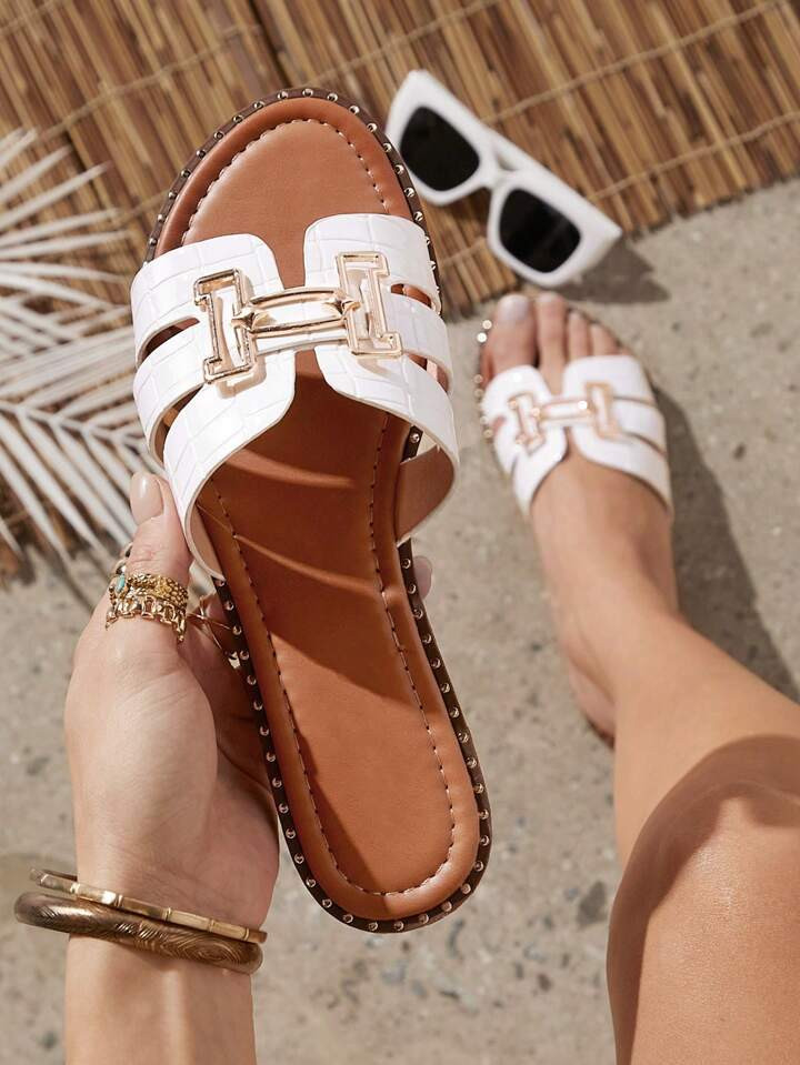 SHUZIA Women's Flat Sandals | SHEIN