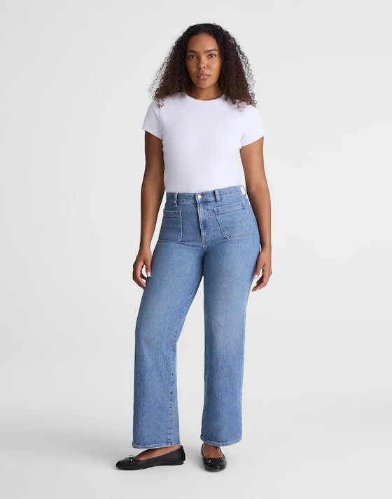 The Curvy Emmett Wide-Leg Jean | Madewell