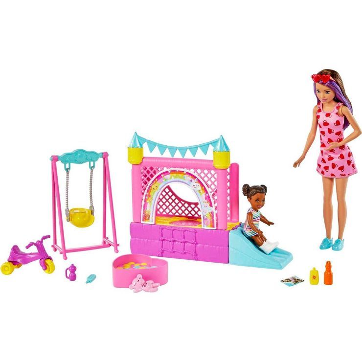 ​Barbie Skipper Babysitters Inc. Bounce House Playset | Target