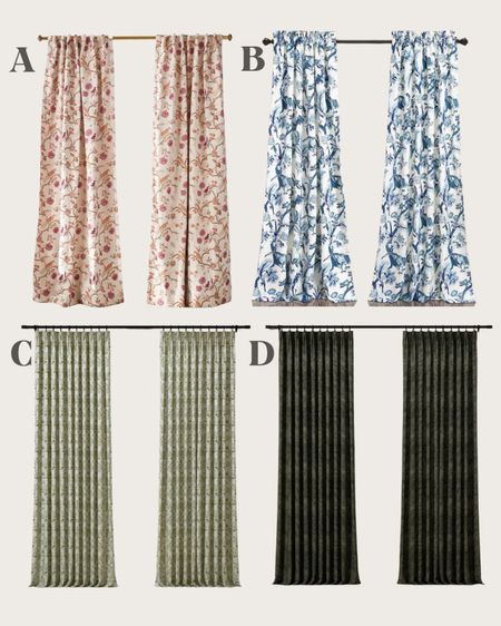 Which curtain would you choose? 

#LTKhome