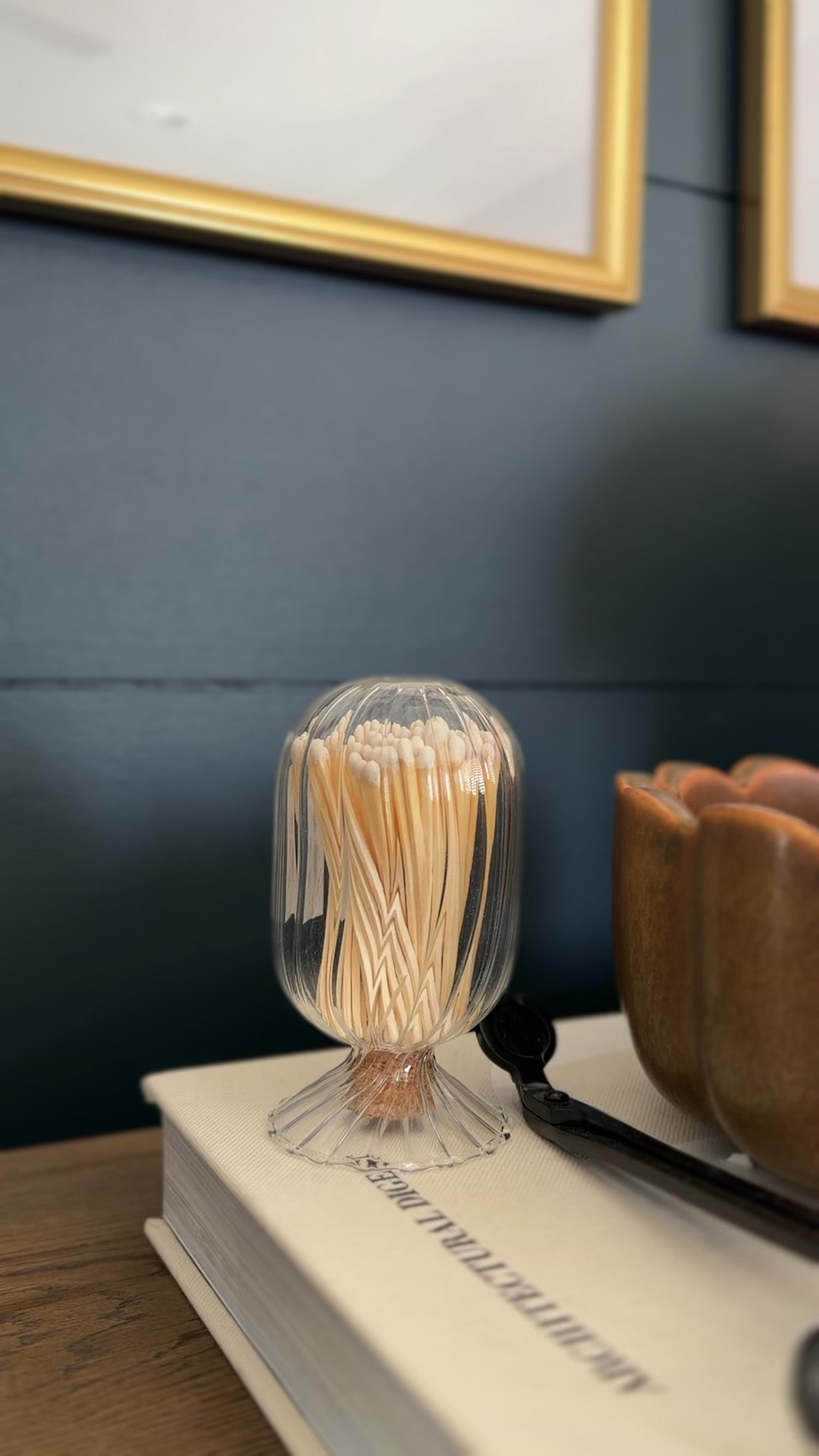 Cute glass match holder 

Target home finds

#LTKHome