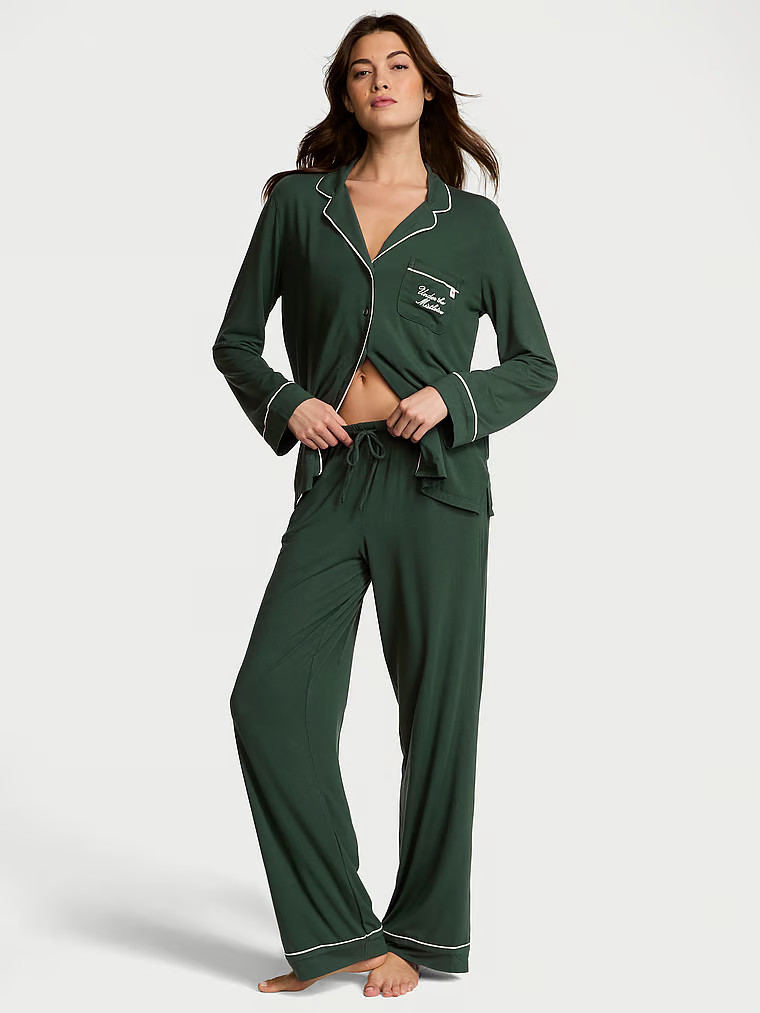 Buy Modal Long Pajama Set - Order Pajamas Sets online 5000007337 - Victoria's Secret US | Victoria's Secret (US / CA )