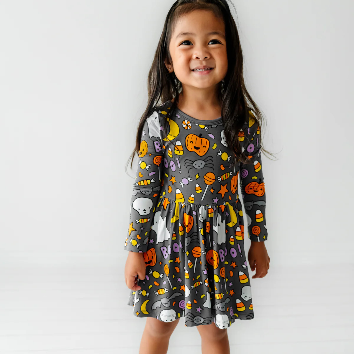 Hey Boo Twirl Dress | Little Sleepies
