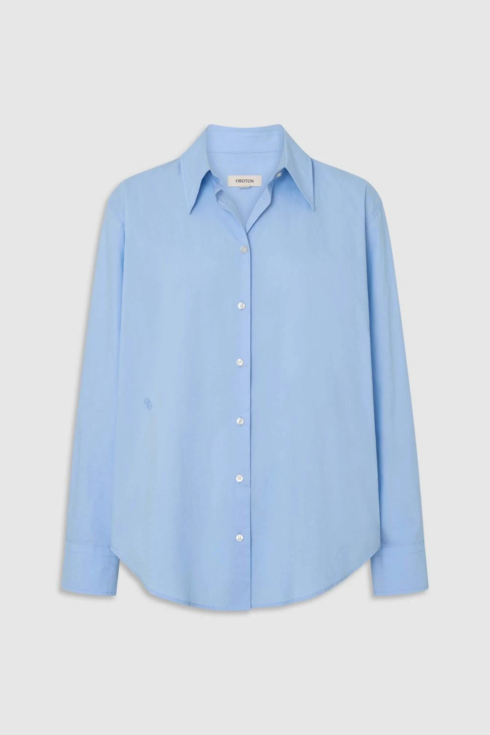 Wren Poplin Shirt French Blue | Oroton