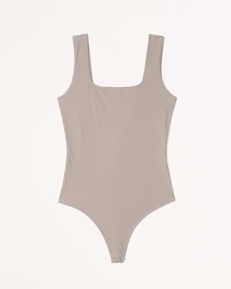 Soft Matte Seamless Squareneck Bodysuit | Abercrombie & Fitch (US)