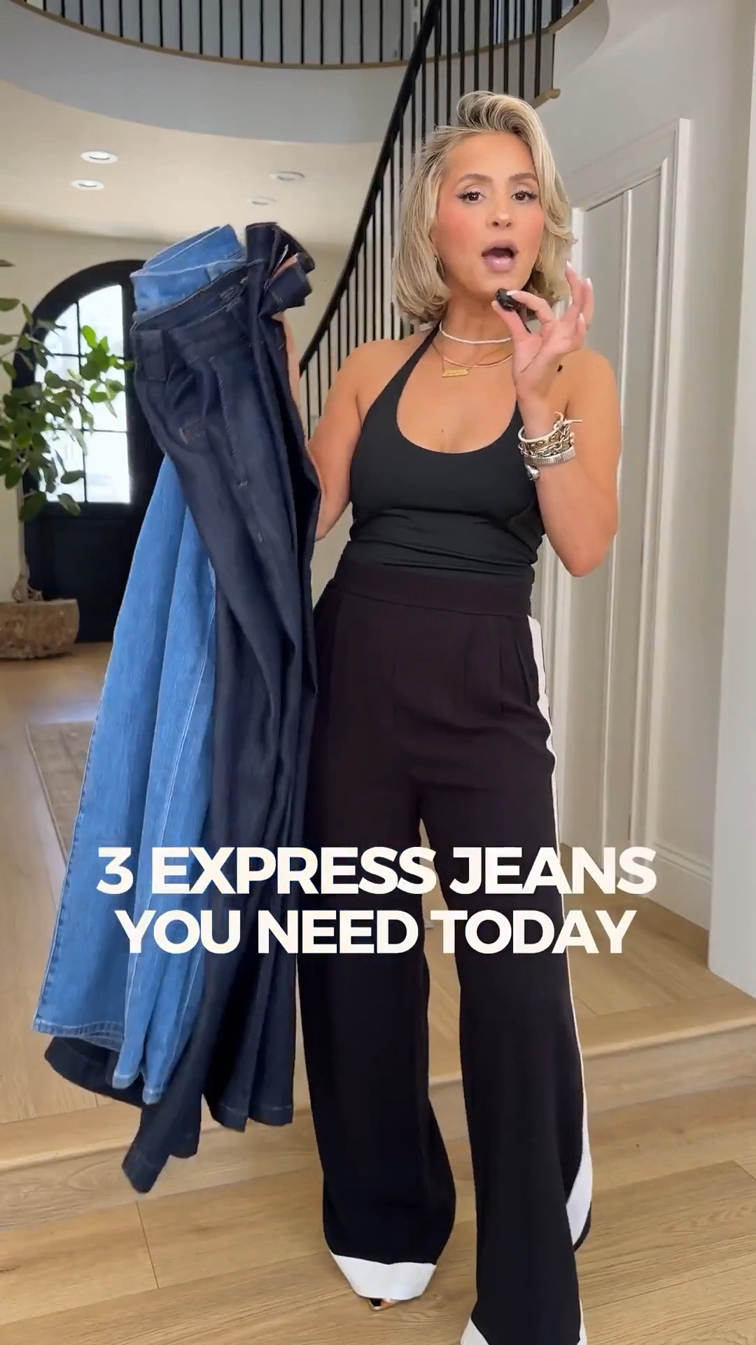 3 @express jeans you need RIGHT NOW 🤌🏼🙊 I love denim that I can easily dress up or down 👏🏼 #DresstoExpress #ExpressPartner 

Size 4 regular in jeans
XS in tops

#LTKgrwm #LTKootd #LTKU