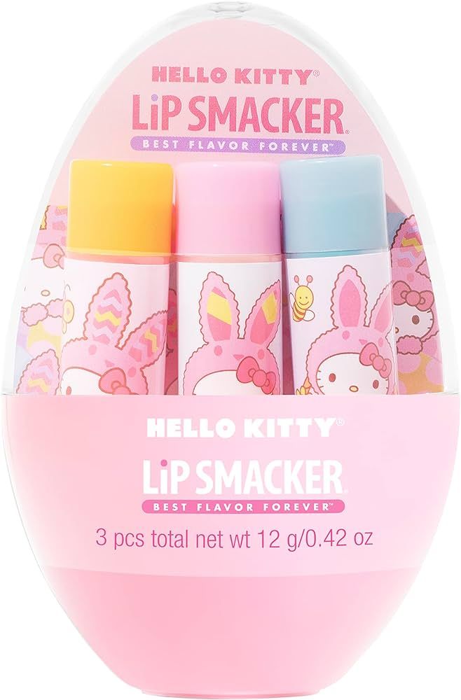 Lip Smacker Easter Trio Egg - Hello Kitty | Easter Basket Stuffers for Children | Amazon (US)