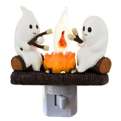 Ghost campfire flickering nightlight for Halloween decor. | Wayfair North America