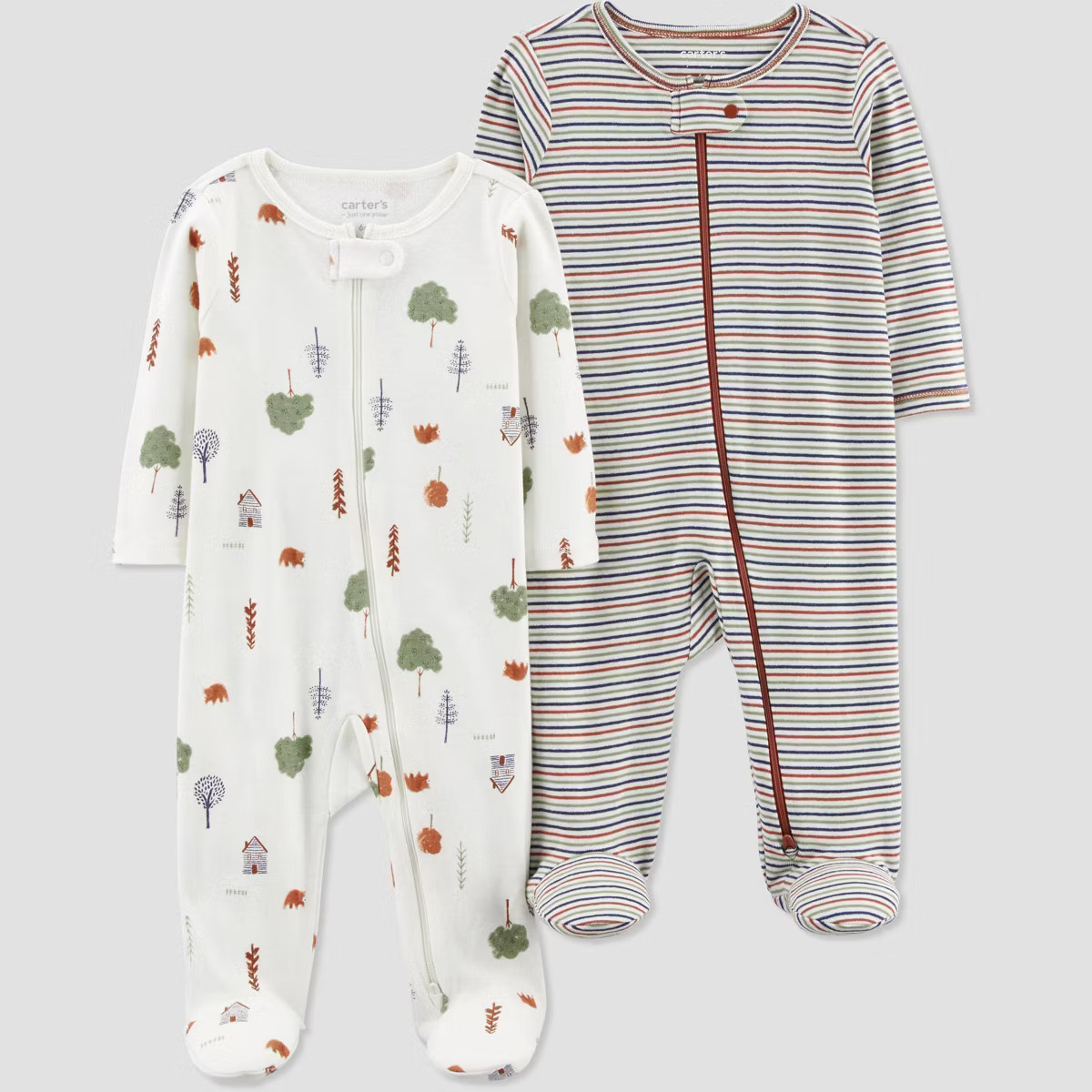 Carter's Just One You® Baby Boys' 2pk Wilderness Sleep N' Play - Cream | Target
