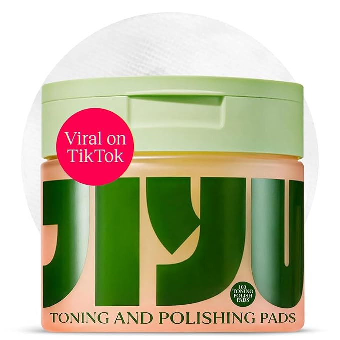 JiYu Toning Polish Pads - Korean Skincare for Dark Spots, Wrinkles & Dull Skin - Hydrating Facial... | Amazon (US)