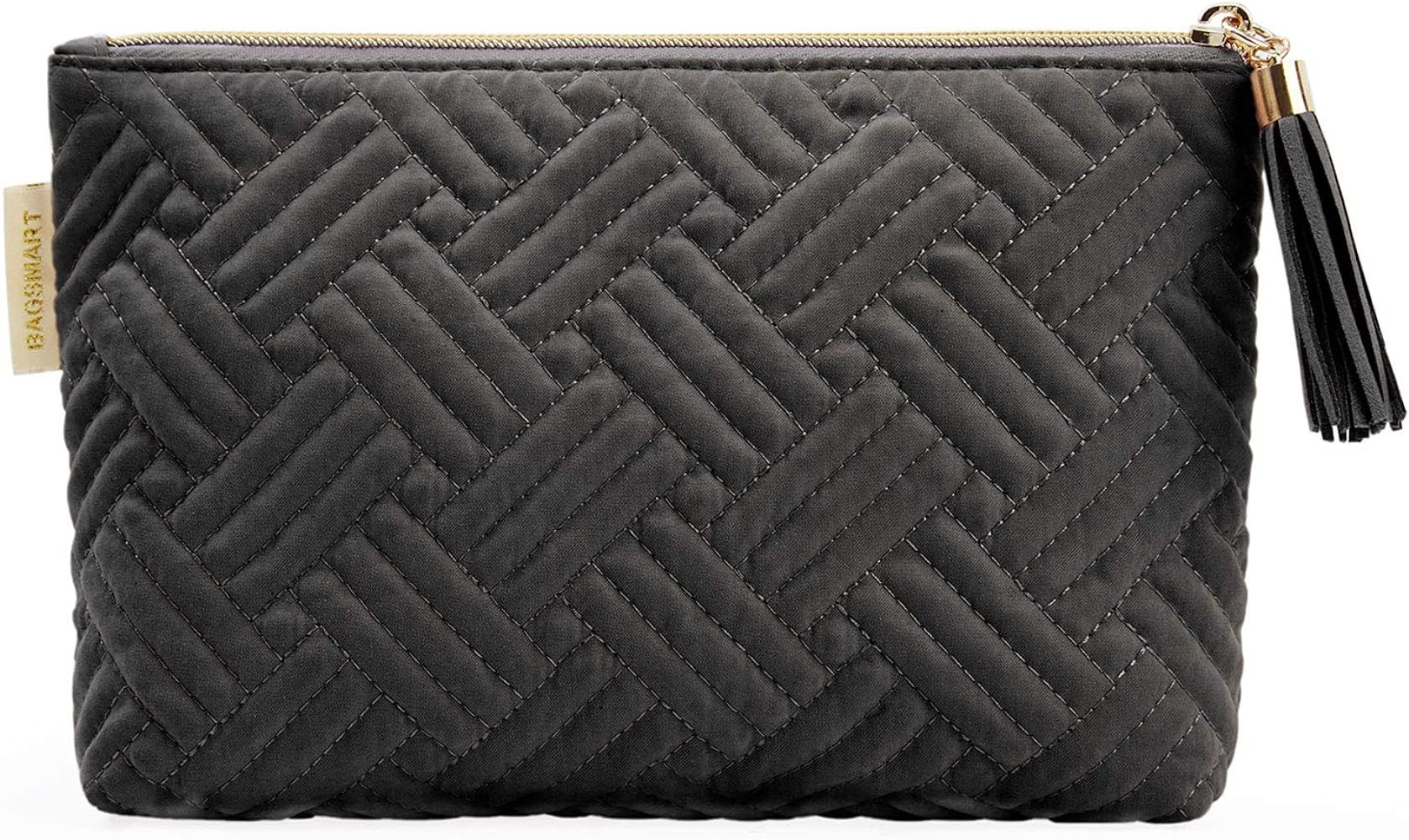 BAGSMART Small Cosmetic Bag, Elegant Roomy Makeup Bags,Great Gifts for Women,Travel Waterproof To... | Amazon (US)