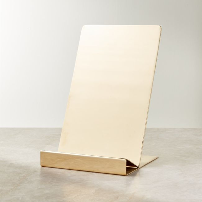 Brass Book Display Stand | CB2