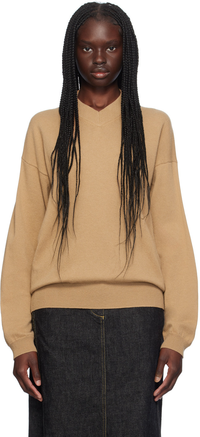 Studio Nicholson Tan Fiore Sweater | SSENSE