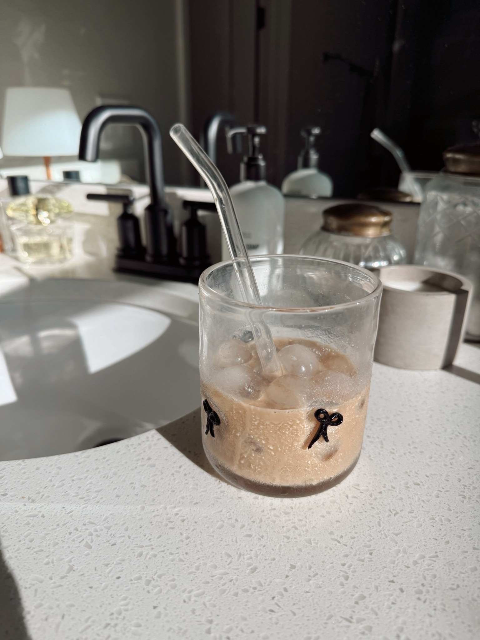 Icon glass with black bows

#LTKFindsUnder50 #LTKHome