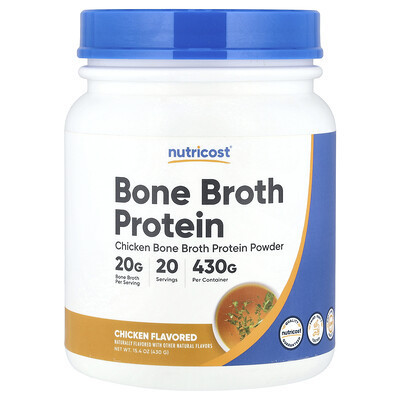 Nutricost, Bone Broth Protein, Chicken, 15.4 oz (430 g) | iHerb