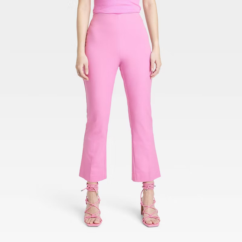 Women's High-Rise Slim Fit Kick Flare Pull-On Pants - A New Day™ | Target