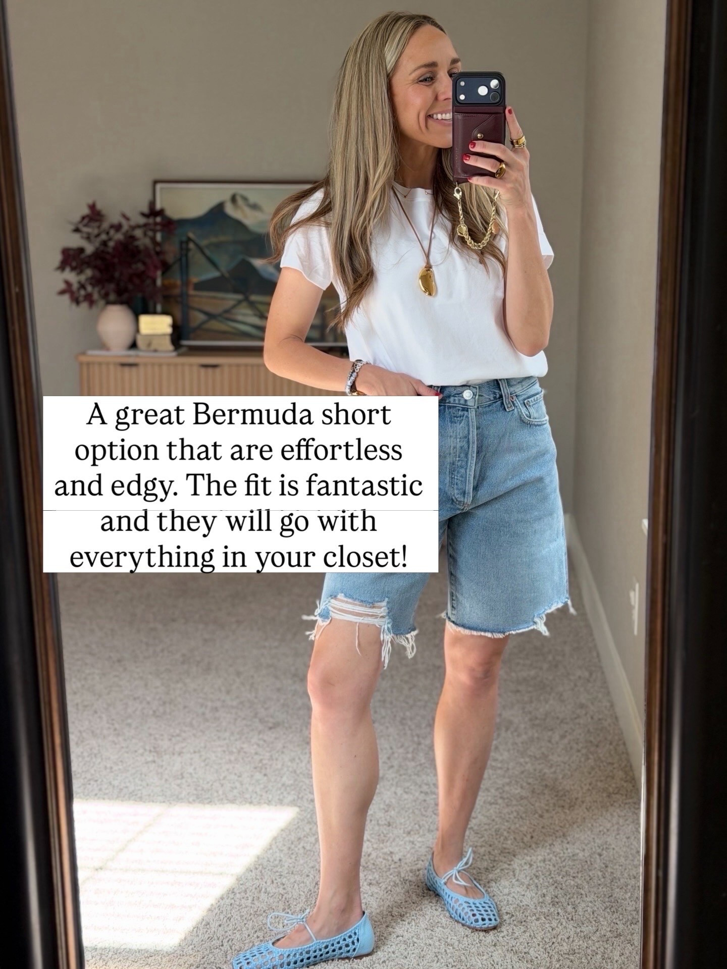 great bermuda short option! 

I am a size small top and 2 or 26 bottoms!

#LTKootd #LTKgrwm #LTKmomlife