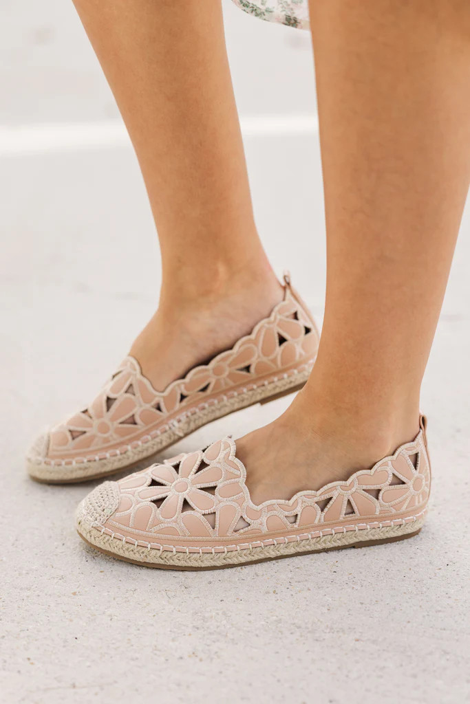Cloud Breeze Nude Brown Espadrille Flat | The Mint Julep Boutique