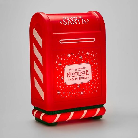 LIT Large Letters to Santa Decorative Figurine Red - Wondershop™ | Target