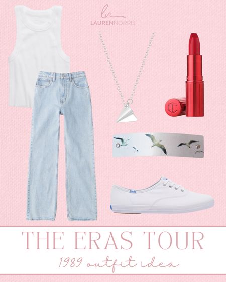 The Eras Tour 1989 outfit idea 💙🤍

#LTKFindsUnder100 #LTKFindsUnder50