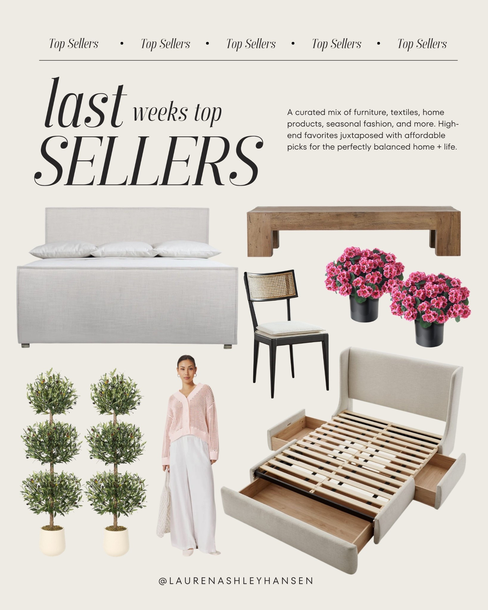 A curated mix of furniture, textiles, home products, seasonal fashion, and more. High-end favorites juxtaposed with affordable picks for the perfectly balanced home + life.

#LTKHome #LTKootd