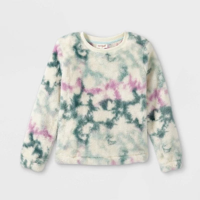Girls' Sherpa Pullover Sweatshirt - Cat & Jack™ | Target