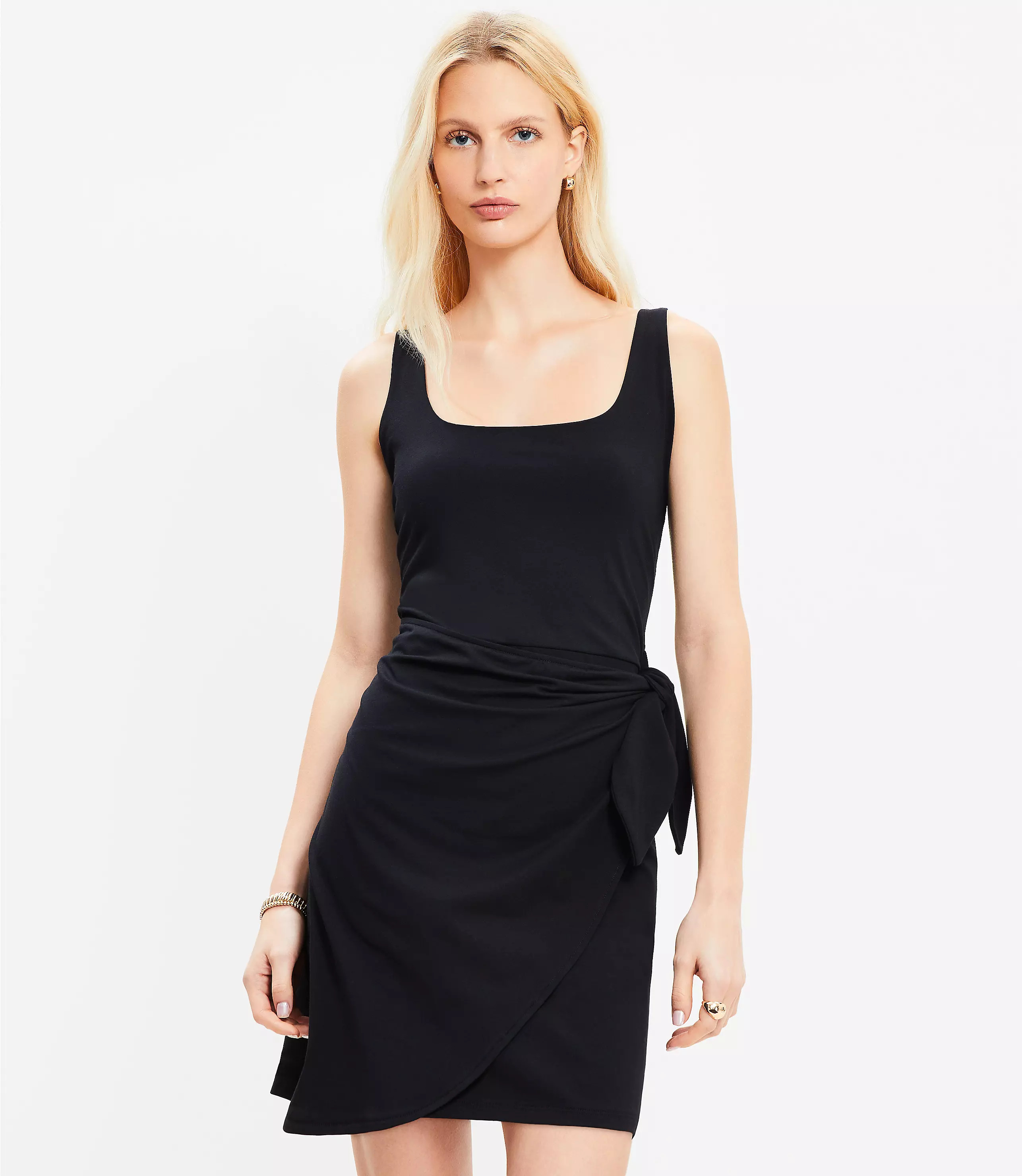 Sarong Mini Dress | LOFT