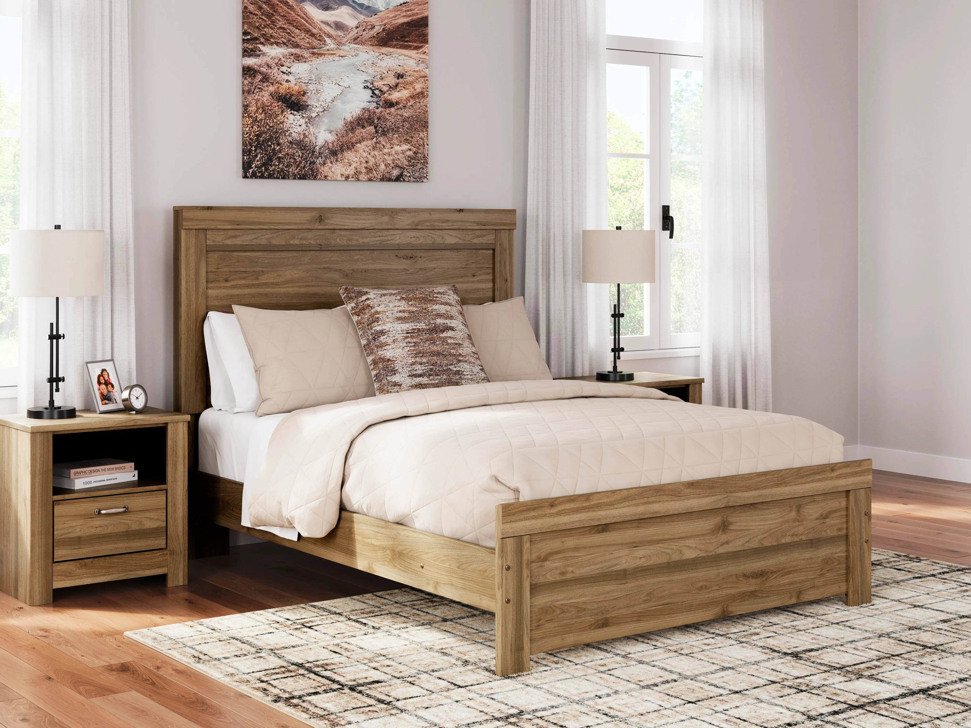 Zanbrook Queen Panel Bed | Ashley | Ashley