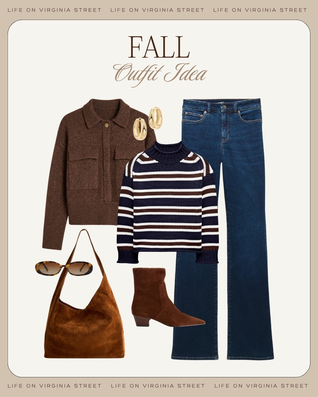 Fall Outfit Idea! 😍

fall outfit idea, fall outfit ideas, fall outfits, fall outfits for women, autumn outfits, fall fashion, fall style, fall wardrobe, fall capsule wardrobe, fall transition outfits, early fall outfits, casual fall outfit, chic fall outfit, polished fall outfit, classic fall outfit, preppy fall outfit, elevated casual outfit, everyday fall outfit, weekend fall outfit, fall date night outfit, fall work outfit, fall brunch outfit, fall travel outfit, fall layering, transitional style, sweater outfit, cardigan outfit, sweater jacket outfit, blazer outfit, trench coat outfit, barn jacket outfit, suede jacket outfit, denim jacket outfit, button down outfit, striped sweater outfit, crewneck sweater outfit, jeans and sweater outfit, wide leg jeans outfit, straight leg jeans outfit, dark wash jeans outfit, barrel jeans outfit, trousers outfit, wide leg pants outfit, midi skirt outfit, satin skirt outfit, fall dress outfit, loafers outfit, suede loafers outfit, ballet flats outfit, sneakers outfit, ankle boots outfit, knee high boots outfit, suede shoes, fall handbag, suede handbag, leather tote, chocolate brown outfit, burgundy outfit, oxblood accessories, camel outfit, olive green outfit, navy outfit, cream outfit, neutral fall outfit, monochrome fall outfit, plaid outfit, striped outfit, leopard print outfit, suede outfit, women over 30 style, women over 40 style, mom style, modest fall outfit, classic style, modern classic style, quiet luxury style, old money style, timeless fashion, preppy style, fall fashion trends, fall wardrobe staples, fall outfit inspiration, what to wear in fall, cute fall outfit, affordable fall outfit, sophisticated fall style, fall fashion 2026

#LTKgrwm #LTKootd #LTKSeasonal