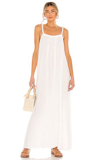 Poesie Maxi Dress in Ivory | Revolve Clothing (Global)