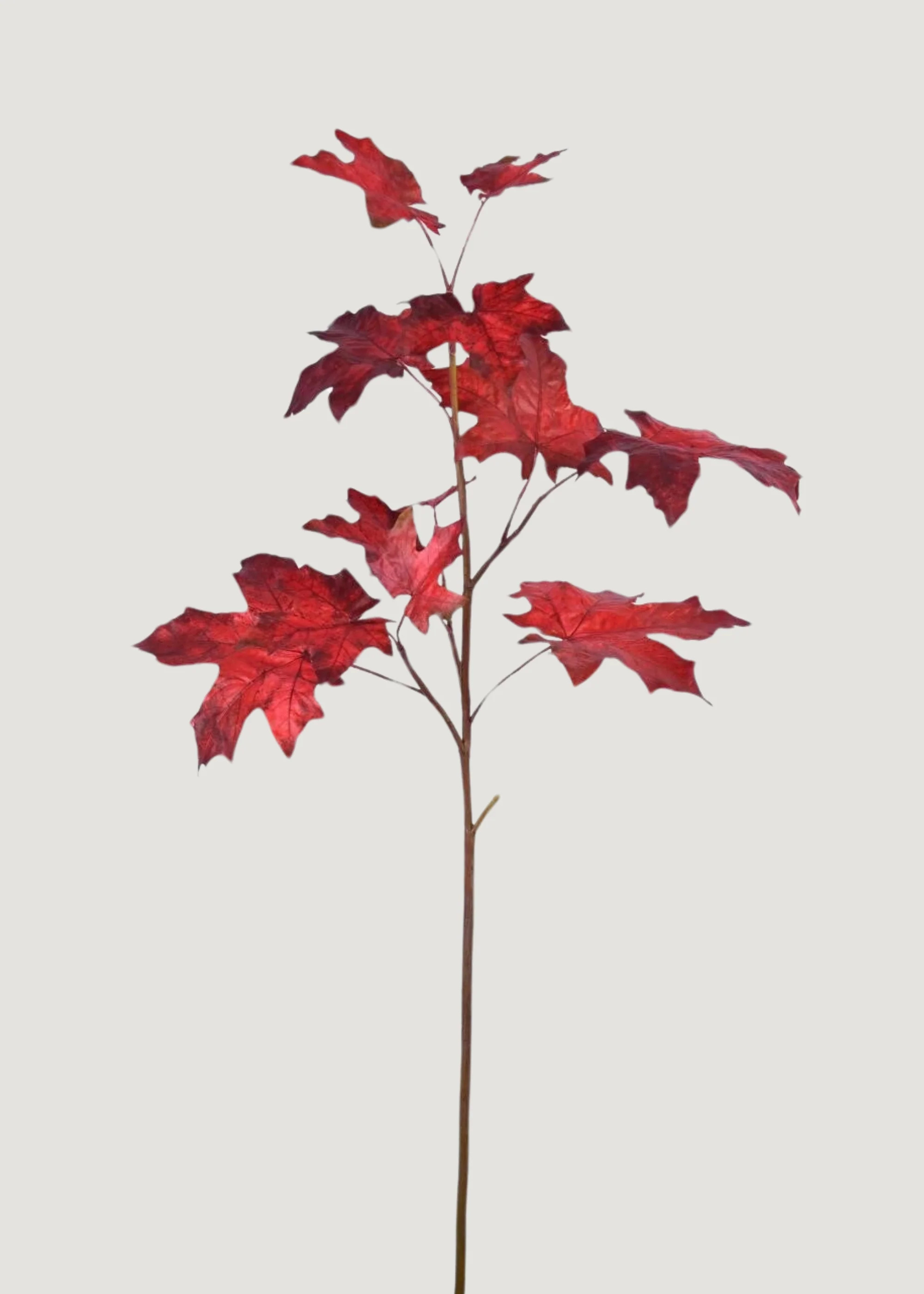 Red Maple Leaf Branch | Lifelike Fake Fall Leaves | Afloral | Afloral
