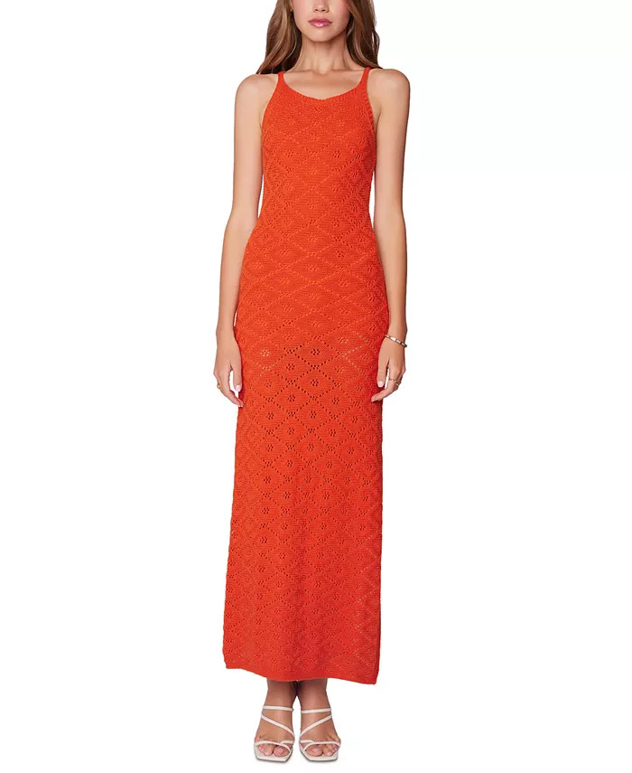 Women's Zinnia Crochet Halter Dress | Macy's