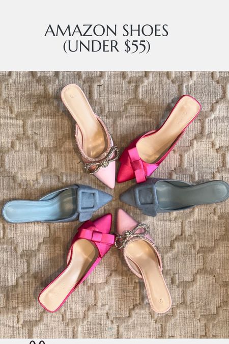 Amazon kitten heels 
Mules 
Amazon shoes under $55

#LTKSeasonal #LTKshoecrush #LTKunder100