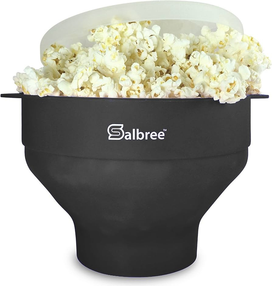 The Original Salbree Collapsible Silicone Microwave Popcorn Popper Maker Machine, Microwavable Bo... | Amazon (US)