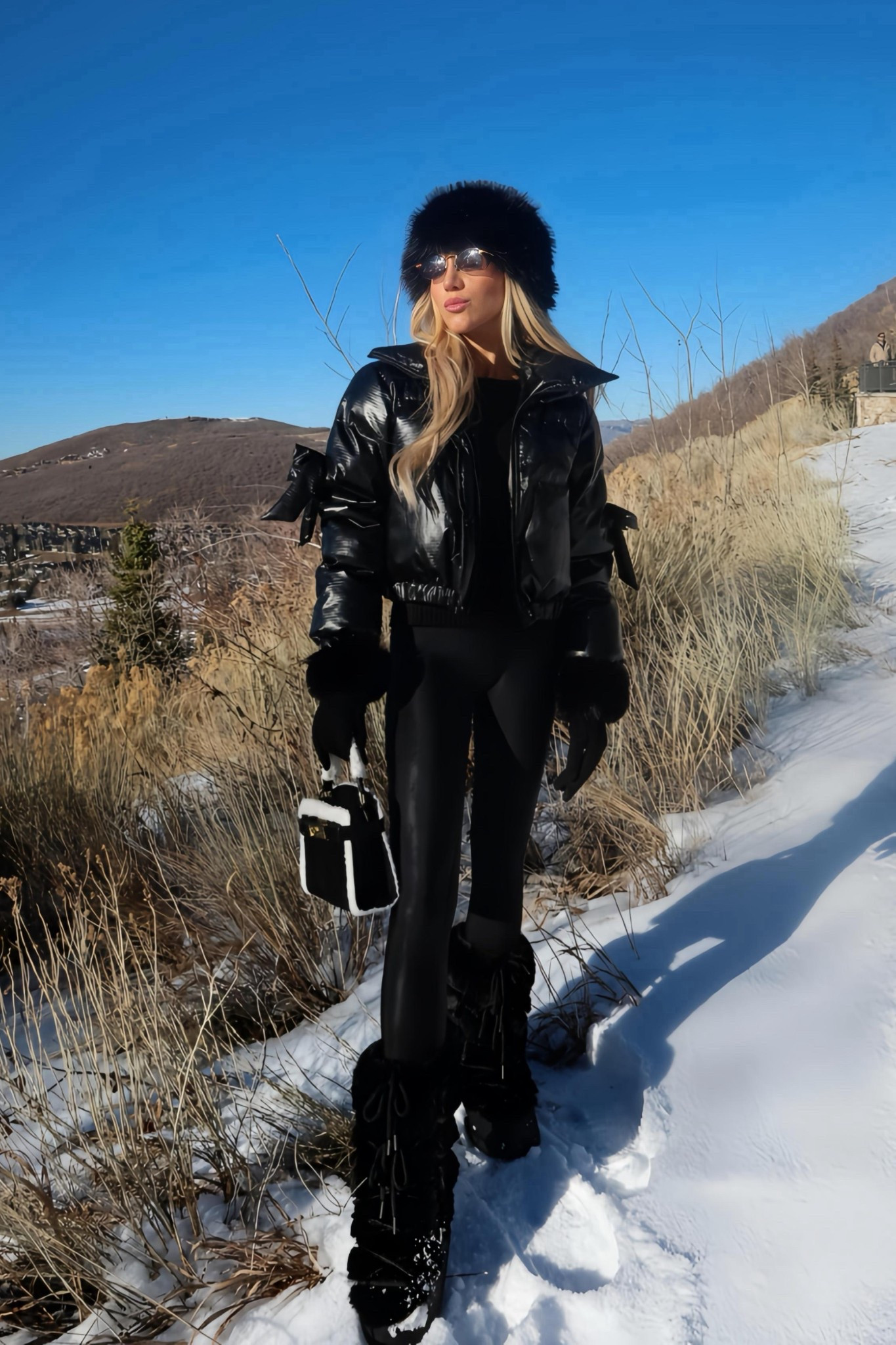 Took the Amazon fur boots to Park City and loved them!!! Highly recommend these! 

Jacket and purse sold out so linked similar. 

#LTKPetite #LTKootd #LTKdayinmylife