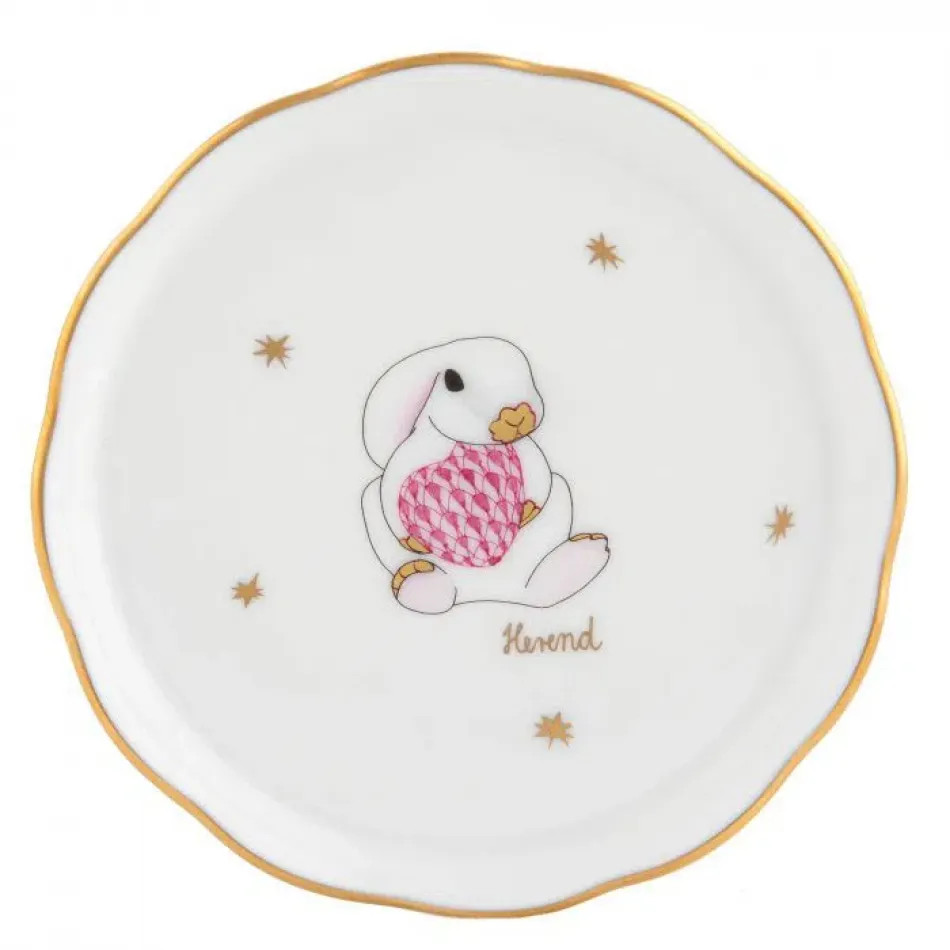 Coaster Bunny Raspberry 4 in D | Gracious Style