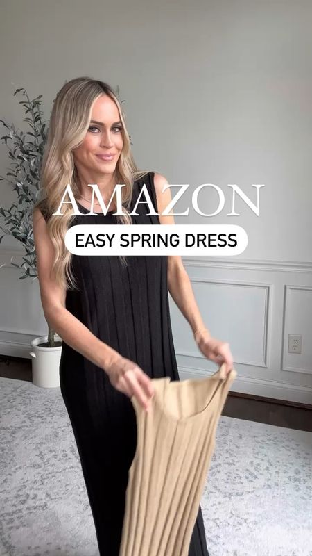 Easy dress for spring & summer - love this ribbed knit maxi dress - comes in 11 colors - wearing size small! 


#LTKfindsunder50 #LTKover40 #LTKstyletip