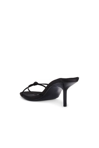 Maeve Slipper in Satin Black | Revolve Clothing (Global)